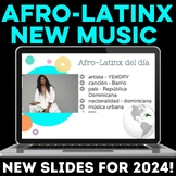 Afro-Latino Music Black History Month in Spanish Class Bell Ringers Afro-Latinx