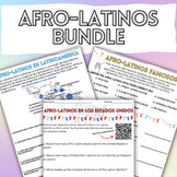 Afro-Latinos Bundle - Black History Month - Spanish Class 