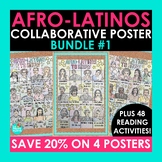 Afro-Latinos Collaborative Poster Bundle with Reading Activities