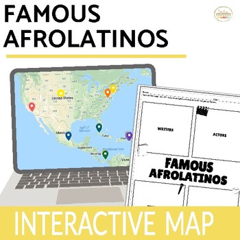 Preview of Afro-Latinos Virtual Field Trip for Black History Month ENGLISH ONLY