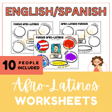 Afro-Latinx Research Worksheet/Project for Black History Month