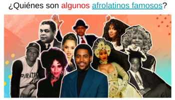 Preview of Afrolatinos introduction + 5 Afrolatinos singers + easy formula for more!