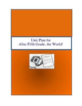 Preview of After Fifth Grade, the World Complete Literature and Grammar Unit