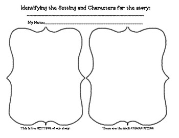 worksheet setting draw characters reading