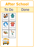 After School To Do / Done Board: Hook & Loop or Magnetic