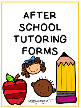 Preview of After School Tutoring Form