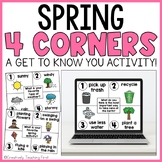 After Spring Break Activity Spring Four Corners Brain Break