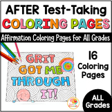 After State Testing Activities Fun Coloring Pages with Pos
