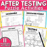 After State Testing Activities Puzzle Packets - Word Searc