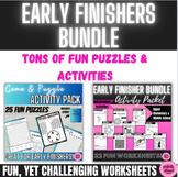 End of the Year Fun Worksheets | Independent Early Finishe