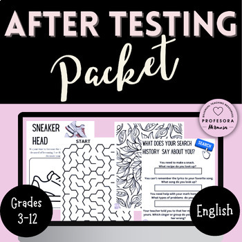 Preview of After Testing Packet