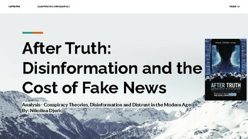 Preview of After Truth - Disinformation and the Cost of Fake News - PPT Lecture