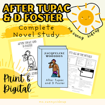 Preview of After Tupac & D Foster | Complete Novel Study