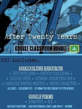 Preview of After Twenty Years - Google Classroom Resources + BONUSES