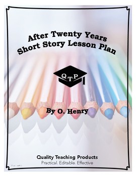 Preview of Lesson: After Twenty Years by O. Henry Lesson Plan, Worksheets, Key, Powerpoints