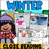 After Winter Break Activity | Winter Season Close Reading