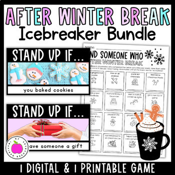 Preview of After Winter Break Reset Activity and Game Bundle