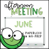 Afternoon Meeting for K-2 | Closing Circle | June | Google