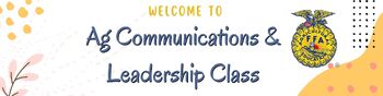 Preview of Ag Communications and Leadership Google Classroom Header