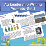 Ag & Leadership Writing Prompts - Set 1 - Distance Learnin