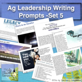 Ag Leadership Writing Prompts Set 5 Leadership Development