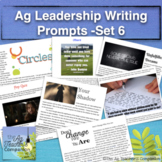 Ag Leadership Writing Prompts Set 6 Leadership Development