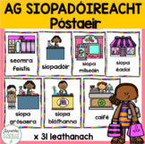 Ag Siopadóireacht Gaeilge Display Posters