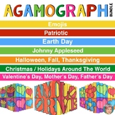 Agamograph BUNDLE (7 Sets) | Emojis, Earth Day, Mother's D