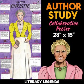 Preview of Agatha Christie Author Study | Body Biography | Collaborative Poster