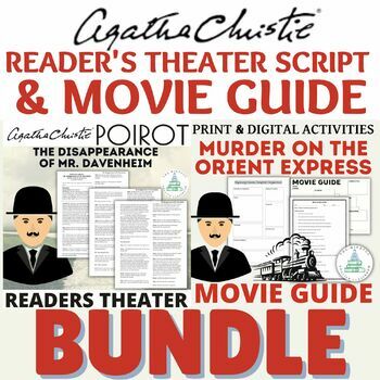 Preview of Agatha Christie BUNDLE | Murder on the Orient Express Movie Guide | Story Script