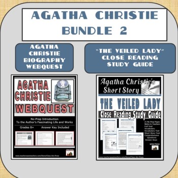 Preview of AGATHA CHRISTIE Webquest and Short Story Bundle 2 | Worksheets