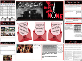 Preview of Agatha Christie's And Then There Were None Novel Study and Answer Key