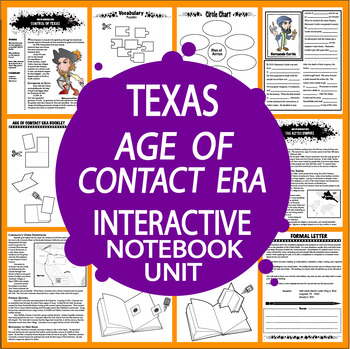Preview of Age of Contact Era – 7th Grade Texas History – Texas 7th Grade History TEKS