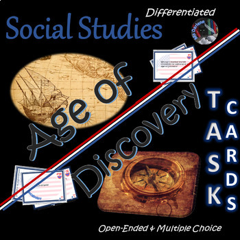 Preview of Age of Discovery~SS Task Cards~Cloze~Charts~Match~Studies Weekly #1 Bundle