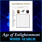 Age of Enlightenment Word Search Puzzle