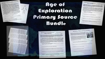 Preview of Age of Exploration: 5 Primary Sources (Columbus Magellan Da Gama Cortes Pizarro)