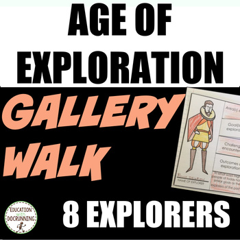 Preview of Age of Exploration Activity Gallery Walk Magellan DeLeon and More