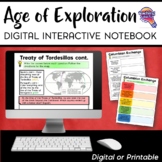 Age of Exploration DIGITAL Interactive Notebook World History