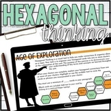 Age of Exploration Digital Hexagonal Thinking Activity