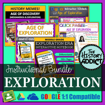Preview of Age of Exploration & Discovery Interactive Notebook Instructional Bundle