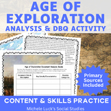 Age of Exploration Document Based Question Activity DBQ Wr