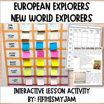 Preview of Age of Exploration European Explorers Interactive Activity