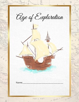 Preview of Age of Exploration/ European Explorers Project Template, Rubric, and Notes