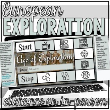Preview of Age of Exploration (European) Interactive Google Slides Unit