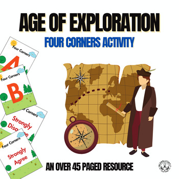 Preview of Age of Exploration Four Corners Activity: Grades 5-12