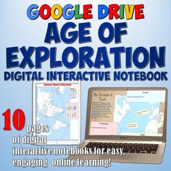 Preview of Age of Exploration Google Interactive Notebook Digital Resources & Activities