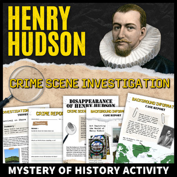 Preview of Age of Exploration Henry Hudson Activity CSI Mystery of History Analysis
