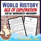 Age of Exploration  *INCLUSION LEVEL* Comprehension W/Work