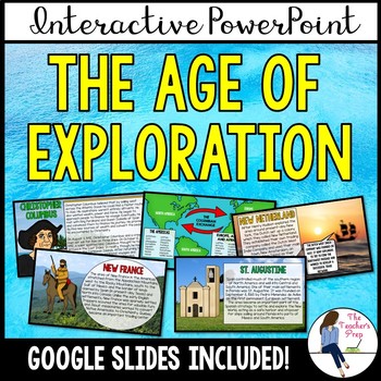 Preview of Age of Exploration Interactive PowerPoint Notes (Google Slides Compatible)