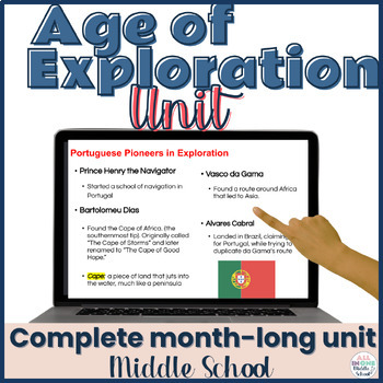 Preview of Age of Exploration Lessons, Activities, & Assessment Unit for Middle School